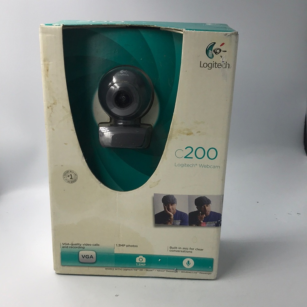 Logitech Webcam C200 new in box Built in mic